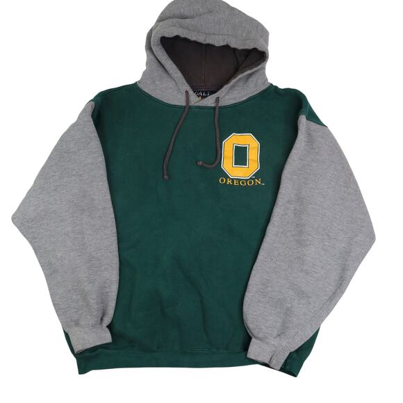 Vintage Univeristy of Oregon Varsity 2 Tone Hoodie - Picture 1 of 9